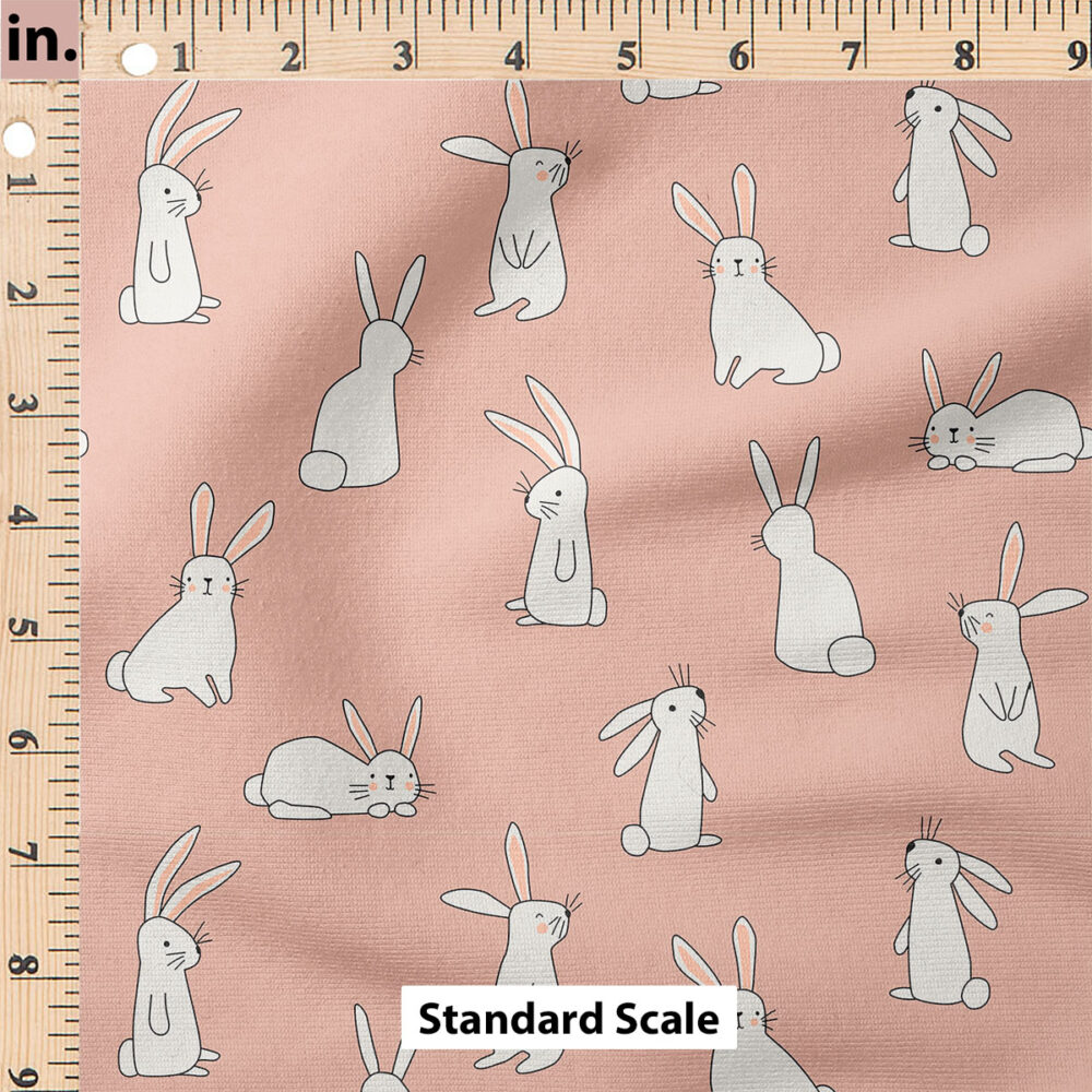 Ruler Scale for Bunnies (Pink) by Hey Cute Design